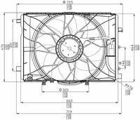 DOGA EME040 - Ventilador, refrigeración del motor