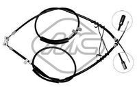 Metalcaucho 80233 - Cable de accionamiento, freno de estacionamiento