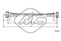 Metalcaucho 80465 - Árbol flexible del velocímetro