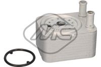 Metalcaucho 05375 - Radiador de aceite, aceite motor