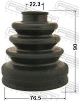 FEBEST 0315-CRV - Juego de fuelles, árbol de transmisión