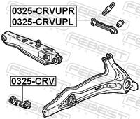 FEBEST 0325-CRVUPL - Brazo oscilante, suspensión de ruedas