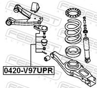 FEBEST 0420-V97UPR - Rótula de suspensión/carga
