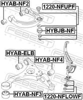 FEBEST 1220-NFUPF - Rótula de suspensión/carga
