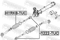 FEBEST 1222-TUC - Articulación axial, barra de acoplamiento