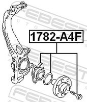 FEBEST 1782-A4F - Buje de rueda