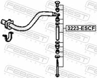 FEBEST 3223-ESCF - Travesaños/barras, estabilizador