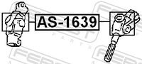 FEBEST AS-1639 - Articulación, árbol de dirección