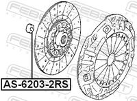 FEBEST AS-6203-2RS - Cojinete