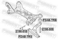 FEBEST FDAB-TRS - Suspensión, Brazo oscilante