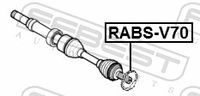 FEBEST RABS-V70 - Anillo sensor, ABS