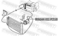 FEBEST RINGAH-022-PCS10 - Junta tórica, conducto refrigerante