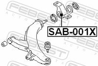 FEBEST SAB-001X - Suspensión, Brazo oscilante