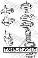 FEBEST TSHB-12-GOLD - Juego de guardapolvos, amortiguador