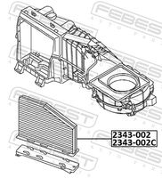 FEBEST 2343-002 - Filtro, aire habitáculo