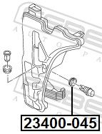 FEBEST 23400-045 - Junta, bomba agua/depósito agua lavado