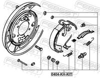FEBEST 0404-KH-KIT - Kit dispositivos reajuste, freno de tambor