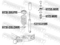 FEBEST HYD-M0R - Almohadilla de tope, suspensión