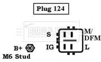 BLUE PRINT ADT311128 - Alternador