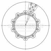 BLUE PRINT ADC412503 - Motor de arranque