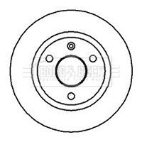 BLUE PRINT ADP154329 - Disco de freno