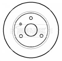 BLUE PRINT ADP154329 - Disco de freno