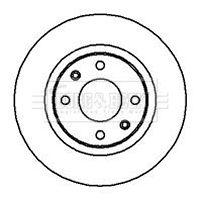 BORG & BECK BBD4245 - Disco de freno