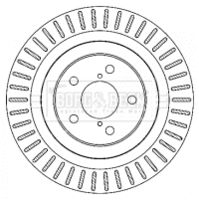 BLUE PRINT ADS74324 - Disco de freno