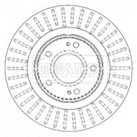 BORG & BECK BBD4481 - Disco de freno