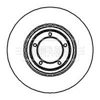 BLUE PRINT ADF124367 - Disco de freno