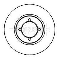 BLUE PRINT ADG04323 - Disco de freno