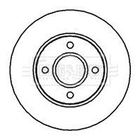 BLUE PRINT ADF124344 - Disco de freno
