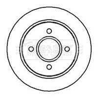 BLUE PRINT ADF124344 - Disco de freno