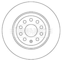 BORG & BECK BBD5331 - Disco de freno