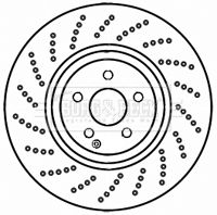 BORG & BECK BBD5950S - Disco de freno