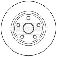 BLUE PRINT ADA104366 - Disco de freno