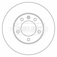 BORG & BECK BBD5722S - Disco de freno