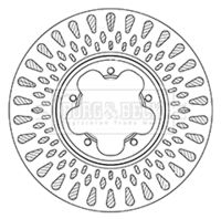 BORG & BECK BBD6066S - Disco de freno