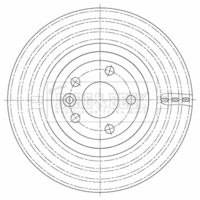 BORG & BECK BBD6143S - Disco de freno