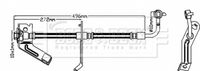 BLUE PRINT ADG053325 - Tubo flexible de frenos