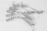 BORG & BECK BBK6186 - Juego de accesorios, zapatas de freno de estacionamiento