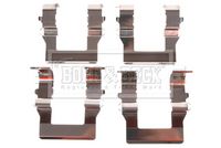 BORG & BECK BBK1095 - Kit de accesorios, pastillas de frenos