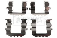 BORG & BECK BBK1620 - Kit de accesorios, pastillas de frenos