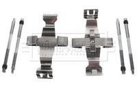 BORG & BECK BBK1624 - Kit de accesorios, pastillas de frenos