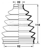 BLUE PRINT ADC48120 - Juego de fuelles, árbol de transmisión