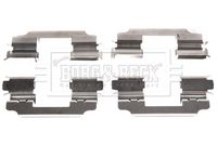 BORG & BECK BBK1237 - Kit de accesorios, pastillas de frenos