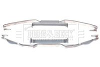 BORG & BECK BBK1228 - Kit de accesorios, pastillas de frenos