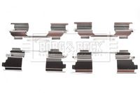 BORG & BECK BBK1315 - Kit de accesorios, pastillas de frenos