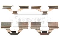 BORG & BECK BBK1203 - Kit de accesorios, pastillas de frenos