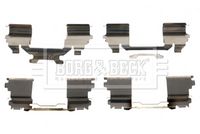 BORG & BECK BBK1318 - Kit de accesorios, pastillas de frenos